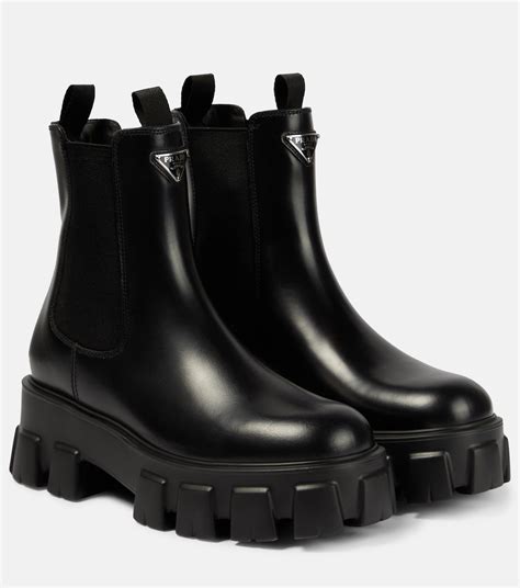 black prada chelsea boots|prada monolith boots nordstrom.